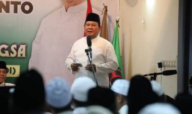 PANAS! Pendukung Prabowo dan Jokowi Nyaris Bentrok di Pamekasan Jatim