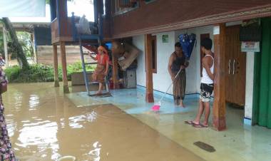 Banjir Batangasai Kades Minta BPBD Sarolangun Turun ke Lokasi