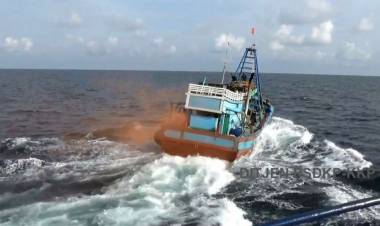 Satu Kapal Ikan Ilegal Berbendera Vietnam Ditangkap Indonesia