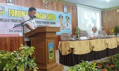 Bappeda Sarolangun Gelar Forum Gabungan SKPD