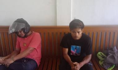 BREAKING NEWS! Takut Ditilang, Dua Pemuda Merangin Ini Nekat Tabrak Polisi