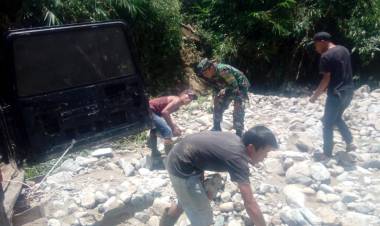 Banjir Bandang di Jangkat, BPBD Merangin Belum Turun