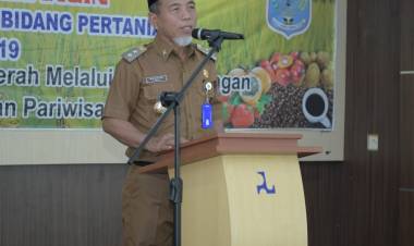 Buka Forum OPD Bidang Pertanian, Wabup Merangin Mashuri Minta Bekerja Serius