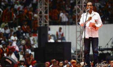 Jokowi: Saya Sampaikan Pemilu itu Bukan Perang, Jangan Sampai Menakut-nakuti