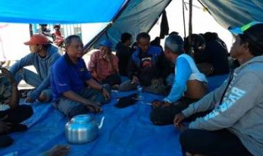 Belasan Petani Tuntut Ganti Rugi Gusuran Proyek PLTU