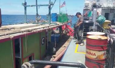 Kapal Ikan Berbendera Malaysia Ditangkap Petugas KKP