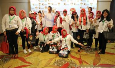 Istri Purnawirawan TNI-Polri Deklarasikan Dukungan ke Jokowi