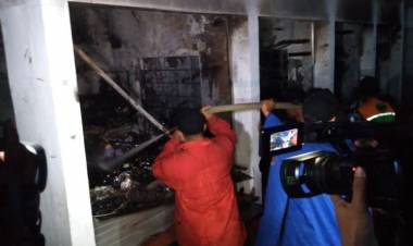 Kebakaran di Pasar Manis Purwokerto