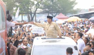 Kampanye di Palembang, Prabowo Minta Pendukung Kawal Suara di TPS