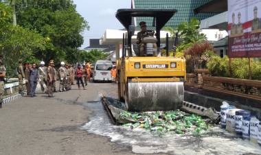 Fasha Gilas 100 Minol Sitaan Satpol PP Kota Jambi