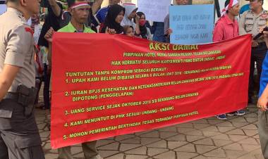 Didemo Lagi, Pemilik Hotel Royal Garden Akhirnya Cicilkan Upah Karyawan Rp80 Juta