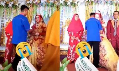 Video Tangis Pengantin Pecah di Pelukan Mantan