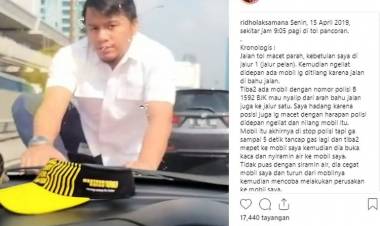 Akhirnya Pengemudi Yang Arogan di Tol Pancoran Diringkus Polisi
