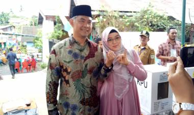 Walikota Jambi dan Istri Nyoblos di TPS 13, Ini Pesannya...