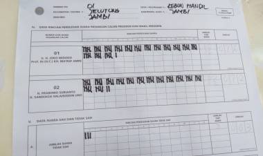 Di TPS Wawako Maulana, Prabowo Kalah Jokowi Unggul