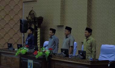 DPRD Kota Jambi Gelar Paripurna Jawaban Eksekutif atas Pandangan Fraksi Terhadap Ranperda RPJMD 2018-2023