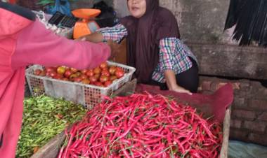 Harga Bawang dan Cabe Meroket, Emak-emak Sarolangun Menjerit