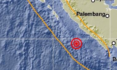 Gempa 5,3 SR Terjadi di Bengkulu, Tak Berpotensi Tsunami