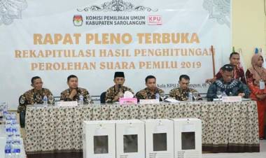 Ini Jumlah Lengkap Perolehan Suara Partai Pemenang di Sarolangun