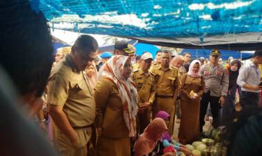 Cek Stabilitas Harga, Masnah Sidak ke Pasar Sengeti