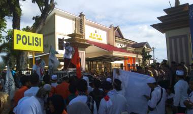 Terkait Aksi 22 Mei di Jakarta, Sejumlah Massa FPI Datangi Mapolda Jambi