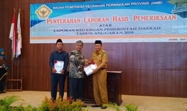 Luar Biasa! Pemkab Sarolangun Tiga Kali WTP 