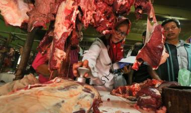 Sidak Harga Daging, Satgas Pangan Polda Jambi: Harga Kisaran Rp120 Ribu/Kg