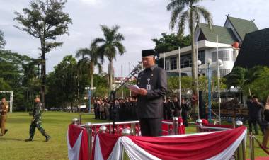 Upacara Kelahiran Pancasila, Wako Jambi: Sebagai Bangsa Indonesia Kita Belum Sempura Merealisasikan Nilai Pancasila