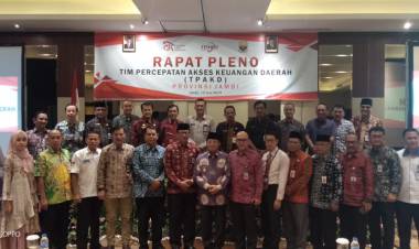 Pleno Tim TPKAD Provinsi Jambi, Gubernur: Realisasi Penyaluran Bantuan Pangan Non Tunai Jadikan Jambi 10 Terbaik