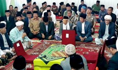 Jokowi Jadi Saksi Nikah Putri Rais AAM PBNU