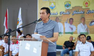 Buka Kejurda Karate, Fadhil Arief : Selamat Bertanding, Junjung Tinggi Sportivitas