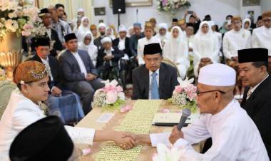 Sah! JK Jadi Saksi Akad Nikah Putri Khofifah