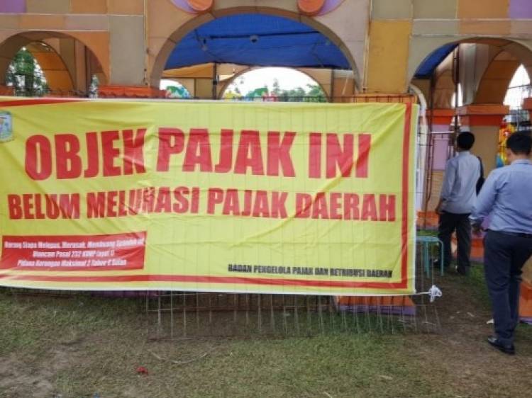 Tidak Ada Izin, Festival Of Light Disegel Pemkot Jambi 