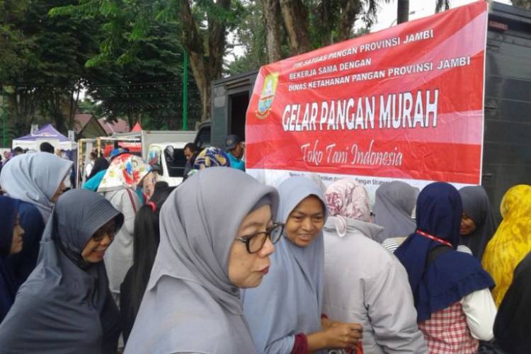 Tugu Keris Jadi Lokasi Satgas Pangan Jambi… 