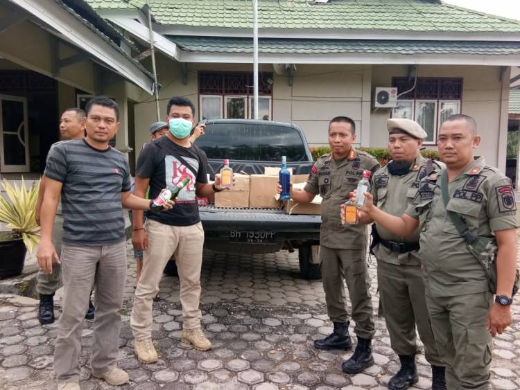 Peredaran Miras Marak di Sarolangun, Ini Tanggapan Satpol PP…