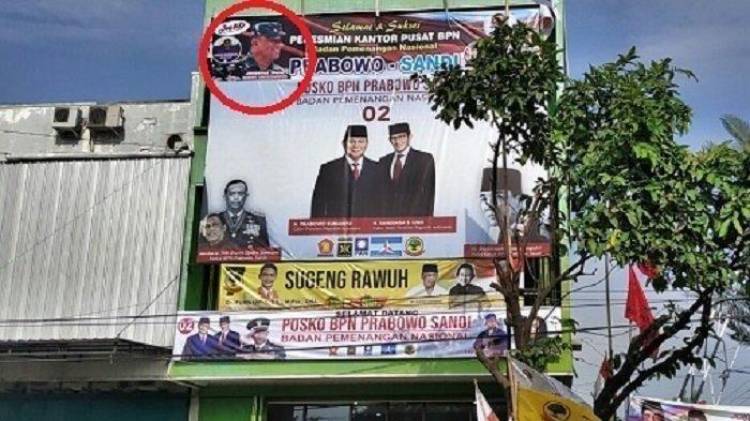 Nah loh! Mantan Panglima TNI Minta Fotonya Diturunkan dari Baliho Prabowo-Sandiaga