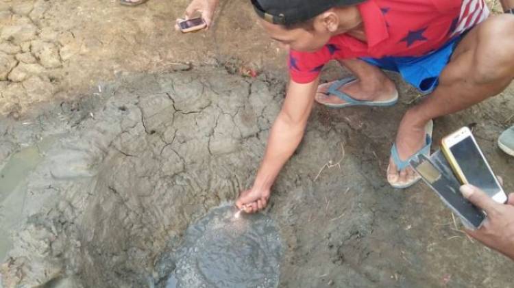 Sumur Warga Bergelembung Pasca Semburan Lumpur Gas 