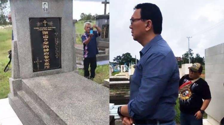 Cerita Ahok Pulang Kampung Kunjungi Makam Ayahnya di Belitung Timur