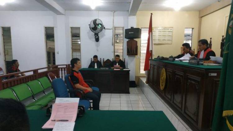 Terdiam, Effendi Pembawa Sabu 7,2 Kg Dituntut Jaksa Sanggau Hukuman Mati