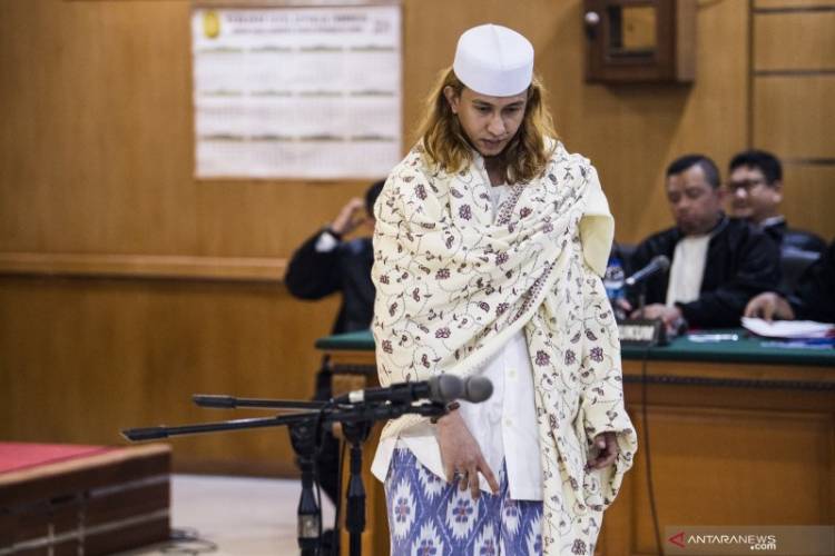 Massa FPI Demonstrasi di Sidang Lanjutan Bahar Smith