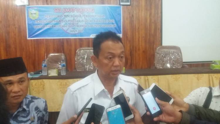 Kepala BNK Batanghari Kesal Peserta Tes Urine Pemkab Sarolangun Hanya Sedikit yang Hadir