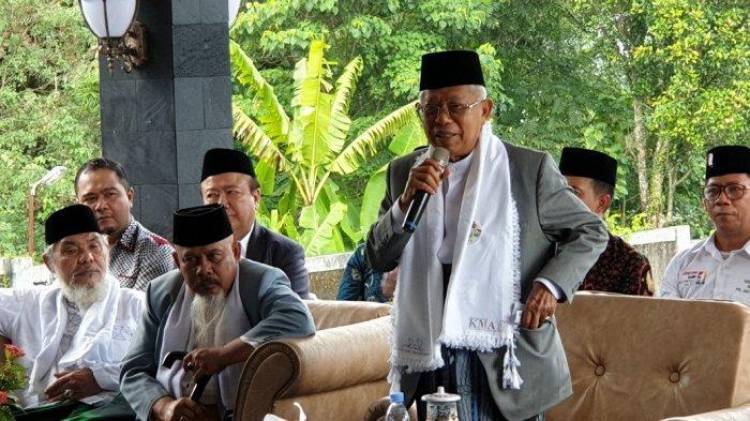 Ma'ruf Amin: "Insfrastruktur Langit" Itu Adalah Jaringan Internet