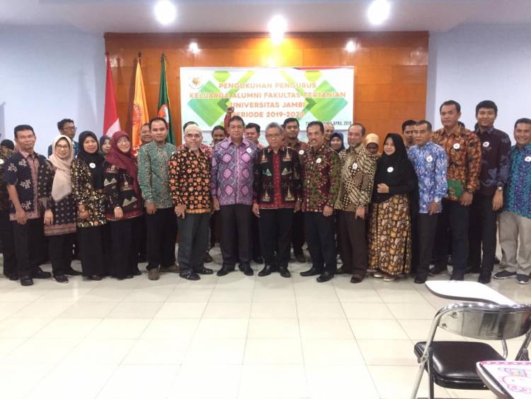 Pengurus Keluarga Alumni Fakultas Pertanian Unja Dikukuhkan