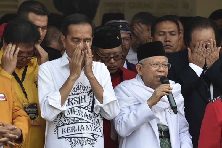 Rekonsiliasi dengan Prabowo-Sandi, Ma'ruf: Jokowi dan Prabowo Miliki Hubungan Baik