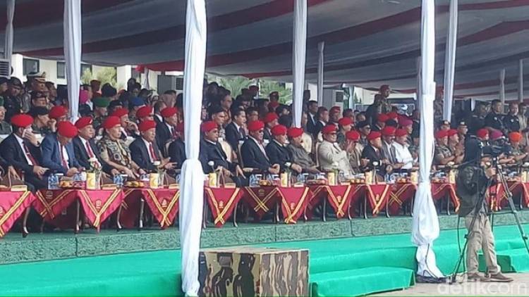 Prabowo, Gatot Nurmantyo AM Hendropriyono Hadiri Upacara HUT Kopassus