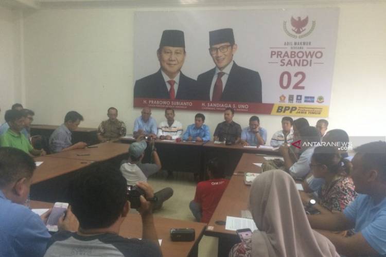 BPP Akui Suara Prabowo-Sandiaga Kalah Tipis di Jatim