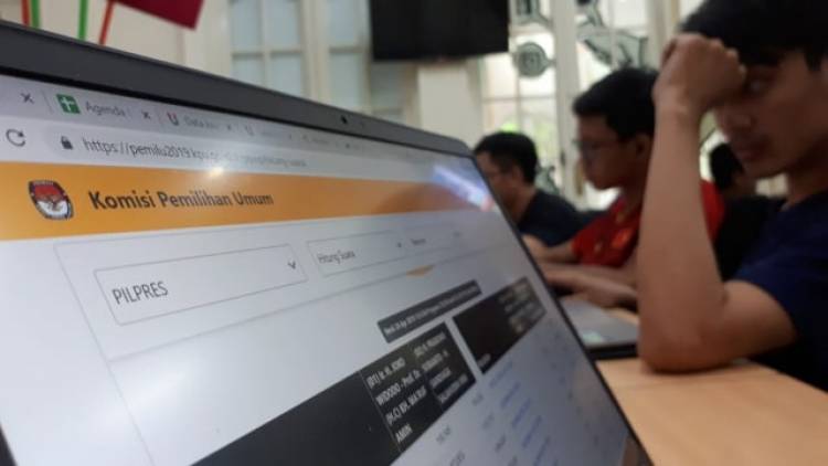 Pagi Ini, 49,73 Persen Situng Masuk, Jokowi 56,19 Persen dan Prabowo 43,81 Persen