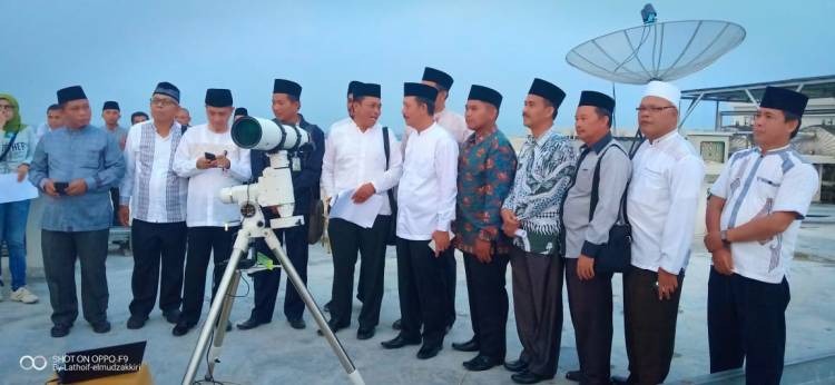 Ini Hasil Hisab Sistem Ephemeris Awal Ramadhan di Jambi