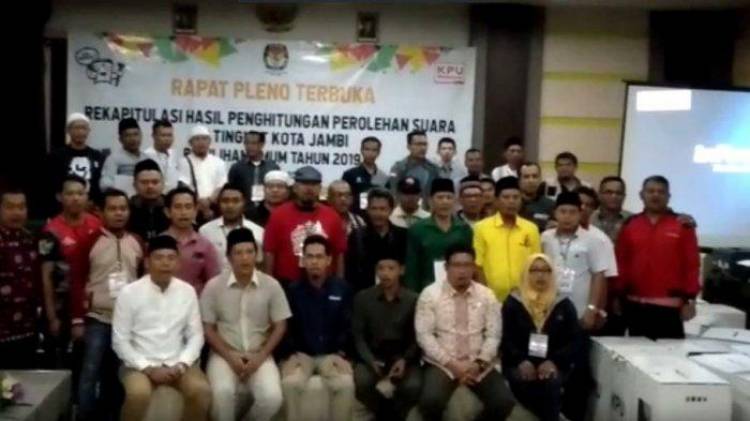 Peserta Pleno Sebut Pemilu Serentak di Jambi Aman dan Jurdil