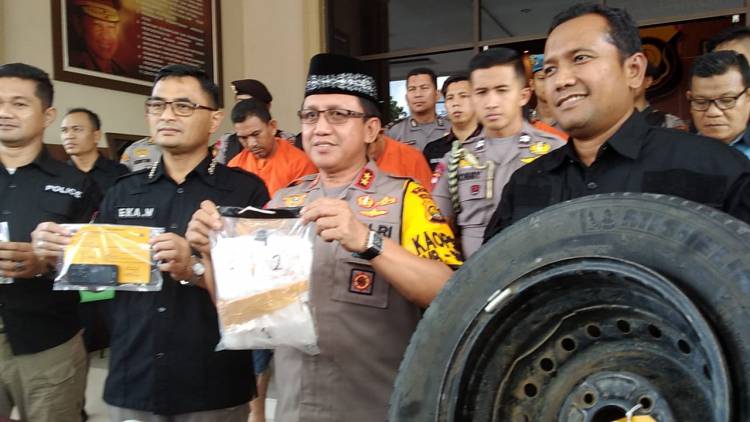 Polisi Jambi Gagalkan Penyelundupan Sabu Rp1,2 Miliar